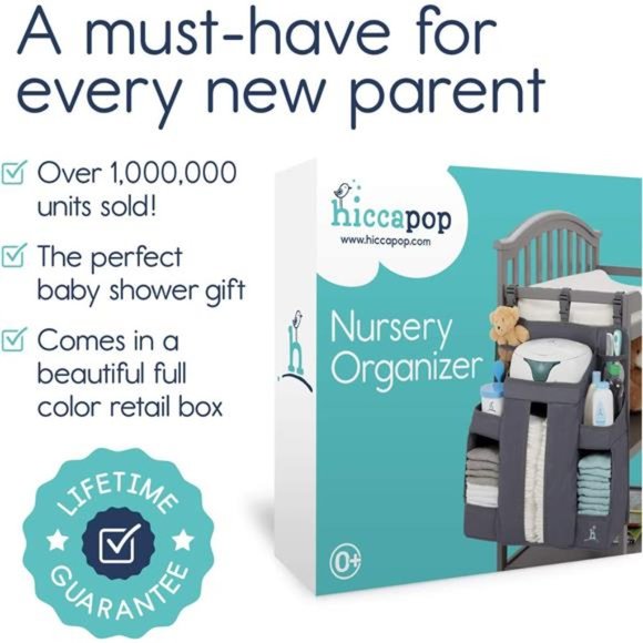 Hanging Diaper Organizer for Changing Table, Cribs and Walls, Diaper Stacker - Picture 6 of 6